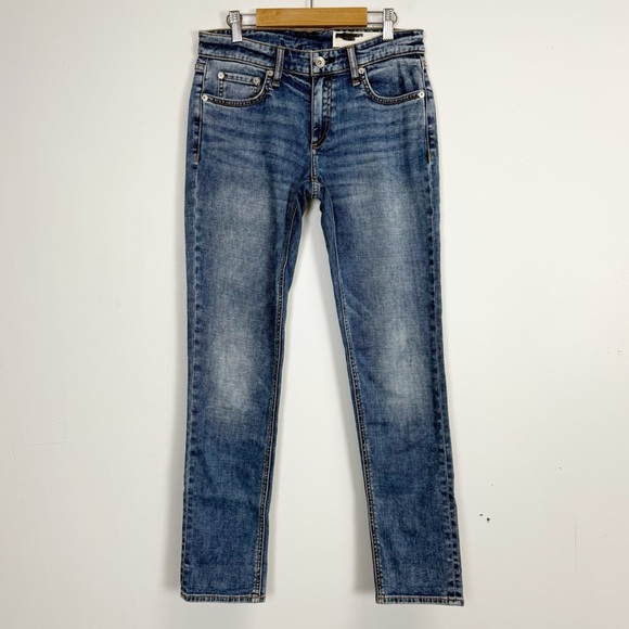 NEW Rag & Bone Dre Low Rise Slim Boyfriend Jeans Womens Size 24 NWOT